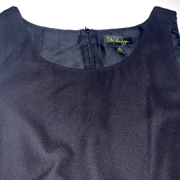 DN Design 16 black sleeveless flared bottom dress - Picture 6 of 14